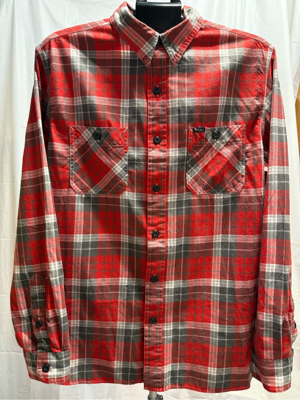 Polo Ralph Lauren Classic Utility Plaid Workshirt Size L
